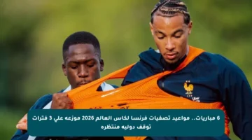 6 مباريات.. مواعيد تصفيات فرنسا لكأس العالم 2026 موزعة على 3 فترات توقف دولية منتظرة